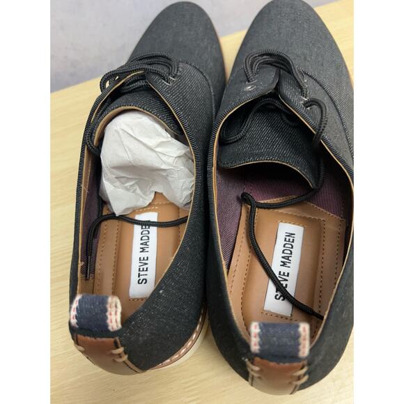 Steve Madden Neeman Oxfords Business Office Men’s Shoes Black Size 11 NWT $108 main image 6